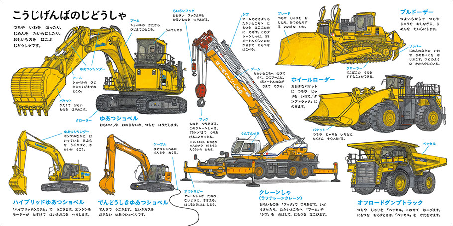 はたらくくるまのずかん 白泉社ブックス