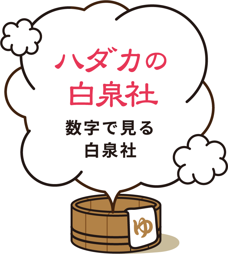 ハダカの白泉社 数字で見る白泉社