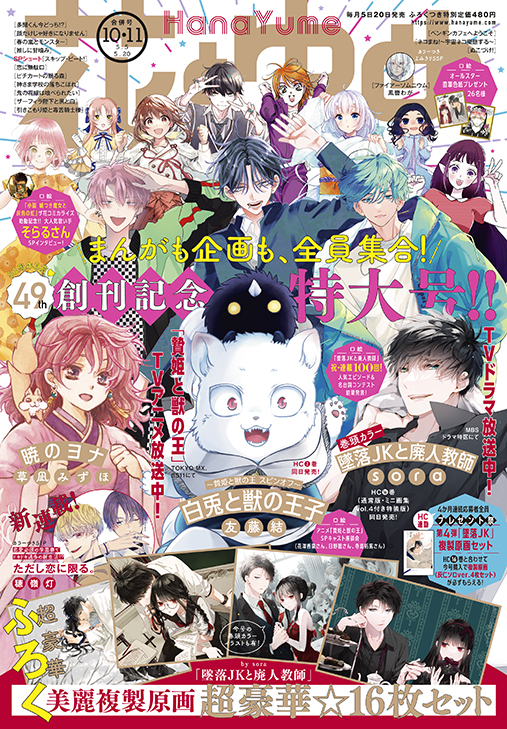 花とゆめ 16号 応募ハガキ 春の嵐とモンスター 通販