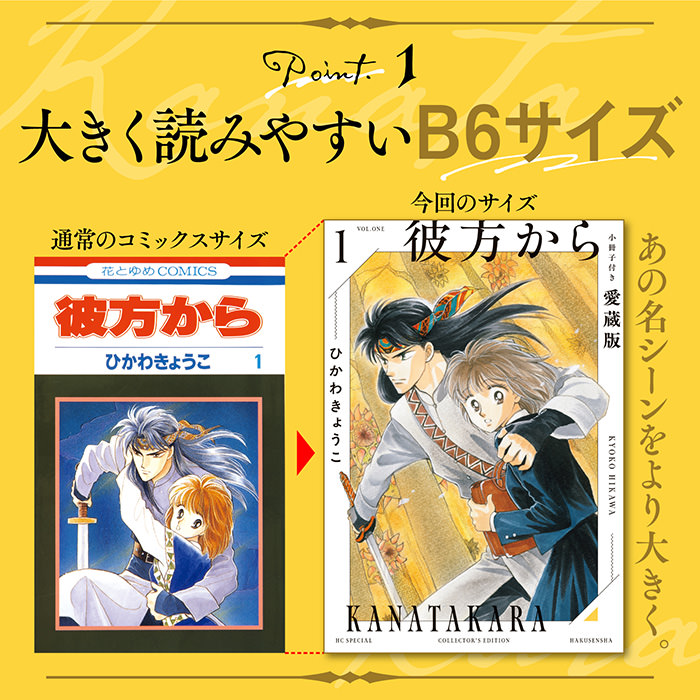 Point 1 大きく読みやすいB6サイズ